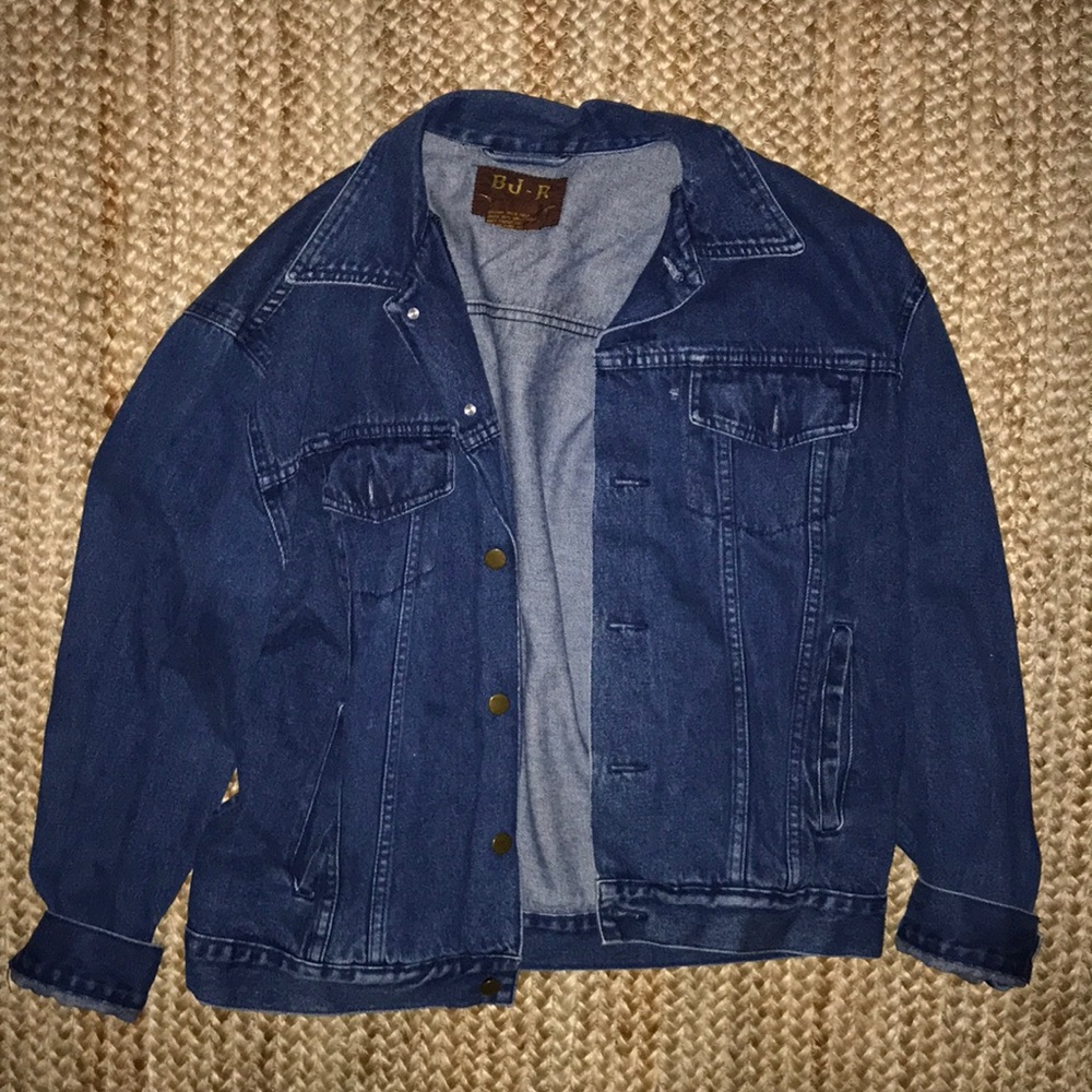 Vintage oversized jean jacket
